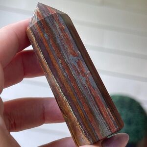 Tiger Iron Tower Point with Red and Silver Banding - No. 39